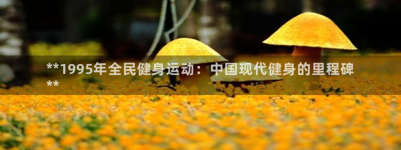 尊龙凯时投诉最狠的方法：**1995年全民健身运动：中国