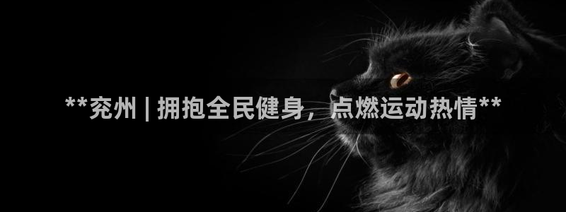 尊龙凯时台子：**兖州 | 拥抱全民健身，点燃运动热情*