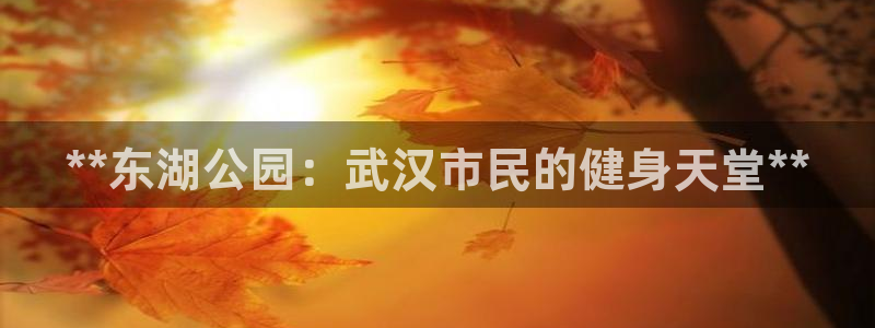 尊龙凯时-人生就是博中国官网最新：**东湖公园：武汉市民